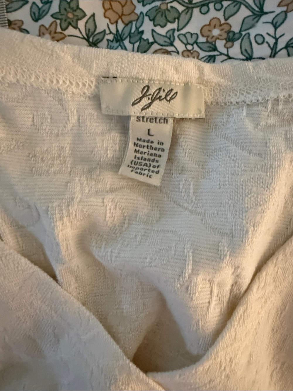 Jjill cream top - Picture 3 of 4